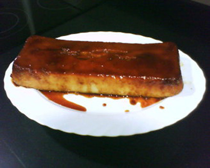 puding de melocoton