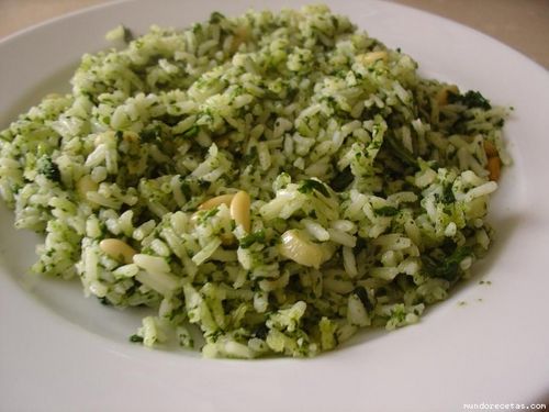 arroz espinacas. jpg []