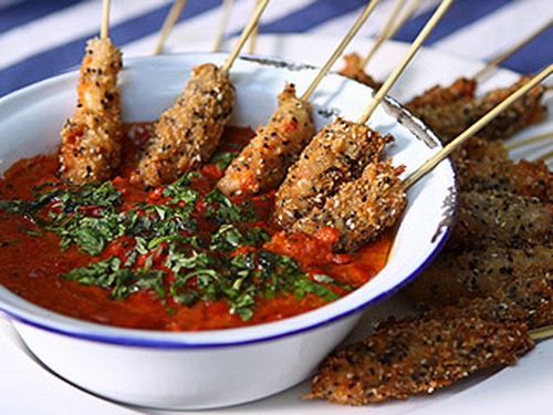 langostinos empanados con panko