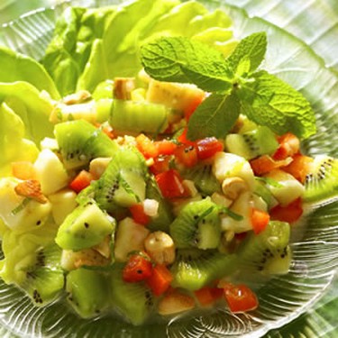 ensalada de bananas kiwis