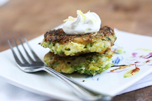 Fritatas de zucchinis y repollitos