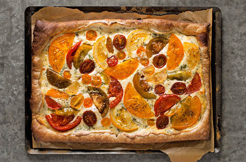 Quiché de tomates