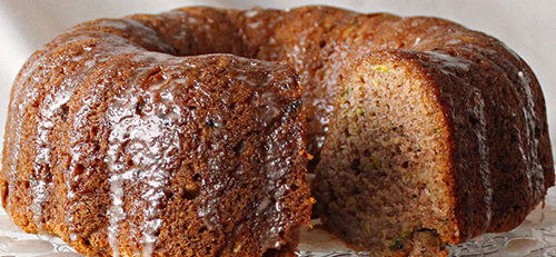 Tarta de calabacín y nueces pecanas